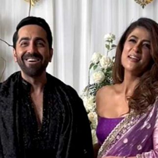Power couple Ayushmann Khurrana & Tahira Kashyap pose for media