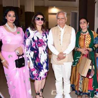 Ramesh Sippy, Kiran Juneja and others attend the opening of Mumbai Art Fair 2025 at Nehru Centre Art Gallery