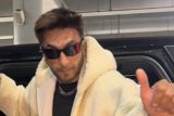 Ranveer Singh’s dapper airport look