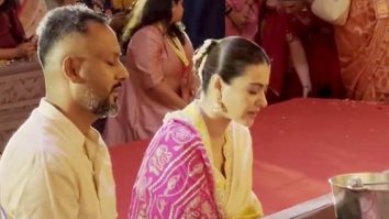 Kajol wishing Happy Dussehra to all