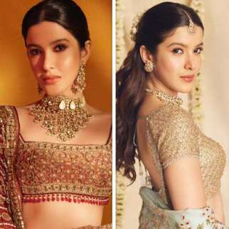 Shanaya Kapoor serves festive fashion goals this Bhai Dooj with ethereal lehengas