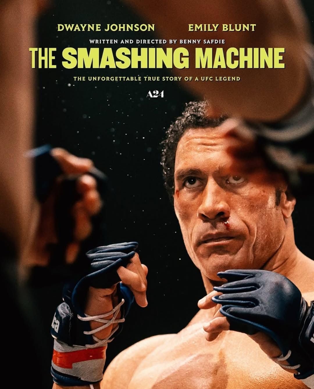 THE SMASHING MACHINE spotlights Dwayne Johnson THE SMASHING MACHINE spotlights Dwayne Johnson
