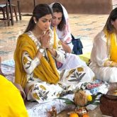 Shilpa Shetty performs puja for new Bastian outlet in Goa amid Rs 60 crores fraud case