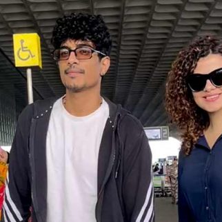 Palak Muchhal's airport appearance