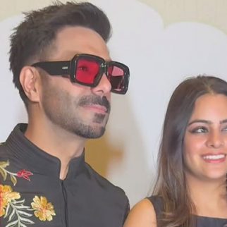 Aparshakti Khurana papped with his wife for Diwali party
