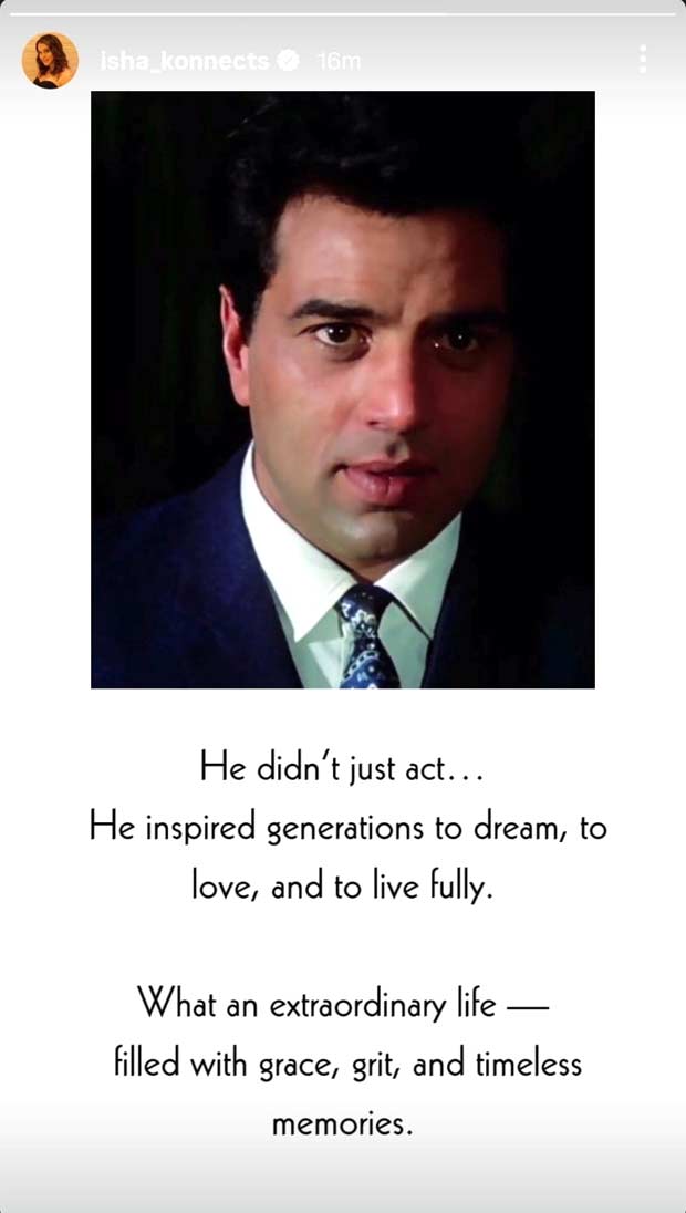 Kajal, Ali Fazal, Farhan Akhtar y otras celebridades de Bollywood lamentan la muerte de Dharmendra