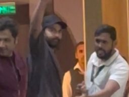 Aditya Roy Kapur wave at the paps at the airport