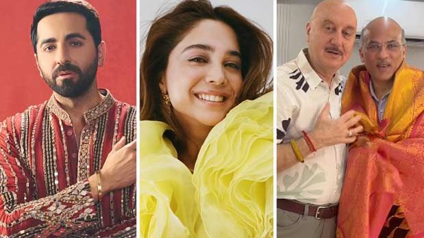 Ayushmann Khurrana and Sharvari’s next with Sooraj Barjatya goes on floors; Anupam Kher shares update from sets