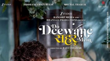 First Look Of The Movie Do Deewane Seher Mein