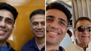 Gulshan Devaiah’s mid-air moment with Rahul Dravid and Sunil Gavaskar wins the internet: “Legends loaded flight”