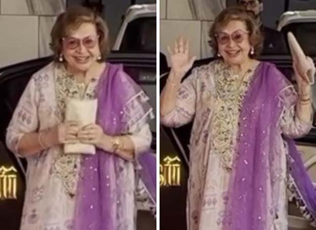 Helen rings in her 87th birthday, greeting paparazzi as celebrities gather for a grand party