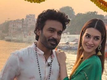 Kriti Sanon & Dhanush seek blessings for their film Kriti Sanon & Dhanush seek blessings for their film