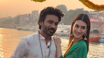 Kriti Sanon & Dhanush seek blessings for their film