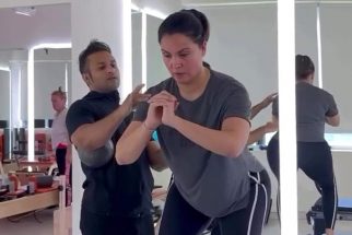 Lara Dutta & her Pilates routine