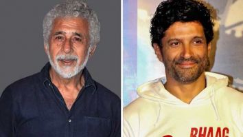 Naseeruddin Shah REACTS to Farhan Akhtar calling his old criticism “distasteful”; says his remarks were “exaggerated a bit”