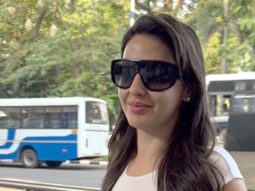 Nora Fatehi spotted at the airport, slaying her travel look with style