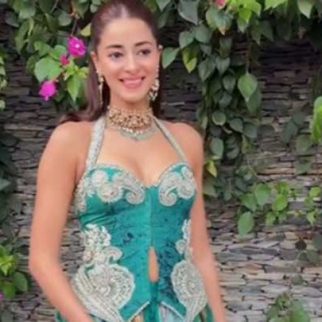 Peacock green lehenga of Ananya Panday