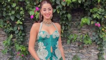Peacock green lehenga of Ananya Panday