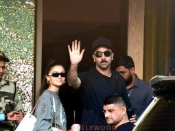 Photos: Alia Bhatt and Ranbir Kapoor snapped at Kalina airport