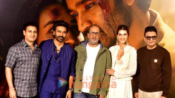 Photos: Dhanush, Kriti Sanon and others grace the trailer launch of Tere Ishk Mein