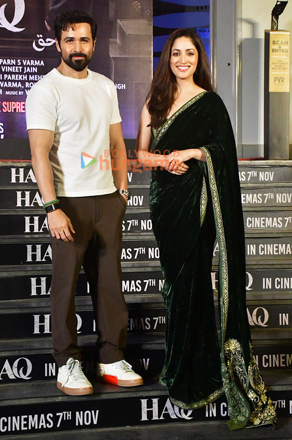photos emraan hashmi yami gautam dhar ankita lokhande aayush sharma and others grace the premiere of haq 1023 photos emraan hashmi yami gautam dhar ankita lokhande aayush sharma and others grace the premiere of haq 1023