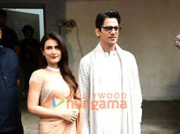 Photos: Fatima Sana Shaikh and Vijay Varma snapped promoting Gustaakh Ishq at Mehboob Studio in Bandra