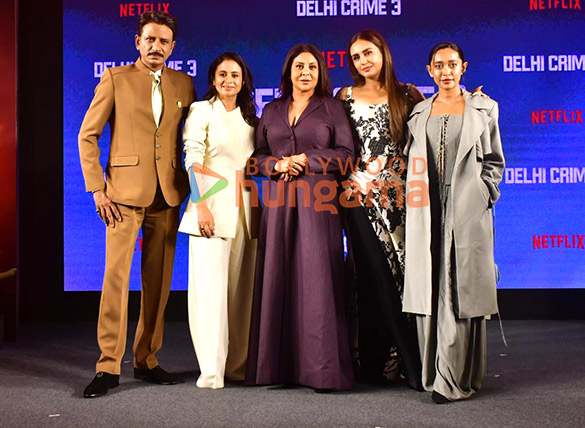 photos huma qureshi shefali shah sayani gupta and others grace the trailer launch of netflixs delhi crime season 3 2
