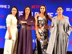 Photos: Huma Qureshi, Shefali Shah, Sayani Gupta and others grace the trailer launch of Netflix’s Delhi Crime Season 3