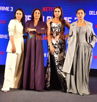 Photos: Huma Qureshi, Shefali Shah, Sayani Gupta and others grace the trailer launch of Netflix’s Delhi Crime Season 3