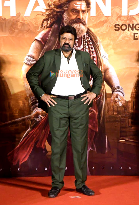 photos nandamuri balakrishna harshaali malhotra and others snapped at launch of the thaandavam song 1 2
