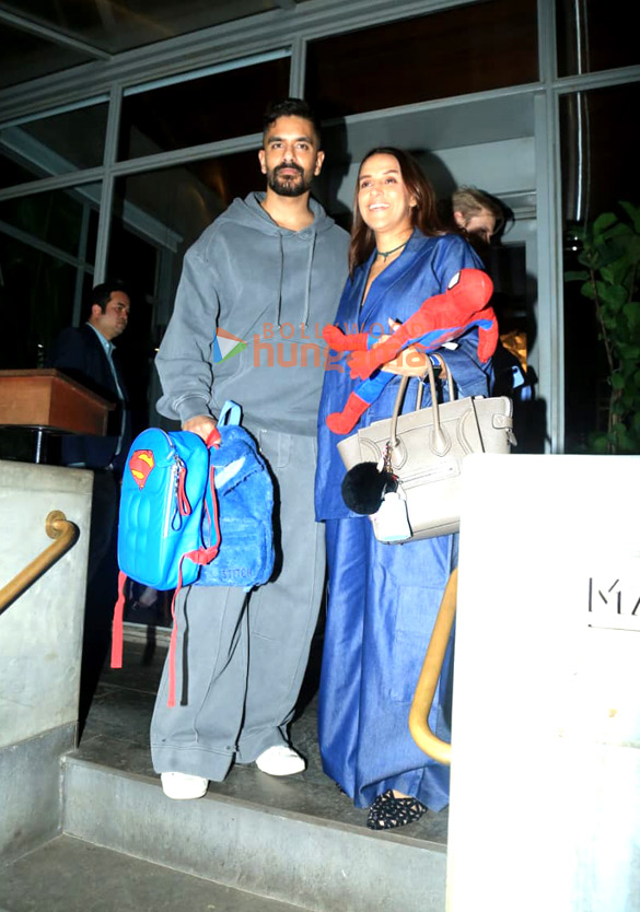 Photos: Neha Dhupia and Angad Bedi snapped in Bandra