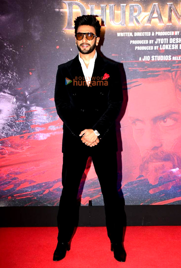 Photos: Ranveer Singh, R Madhavan, Arjun Rampal and others snapped at the trailer launch of Dhurandhar