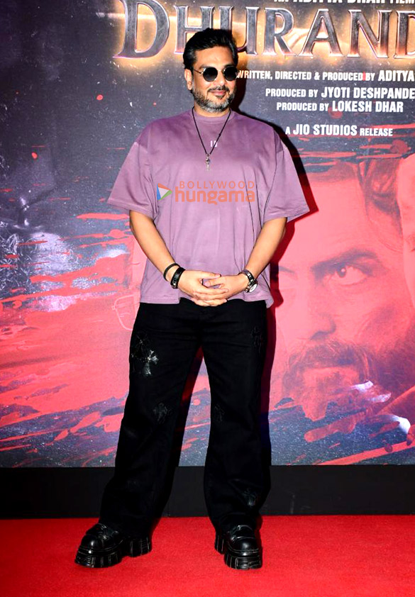 photos ranveer singh r madhavan arjun rampal and others snapped at the trailer launch of dhurandhar 10