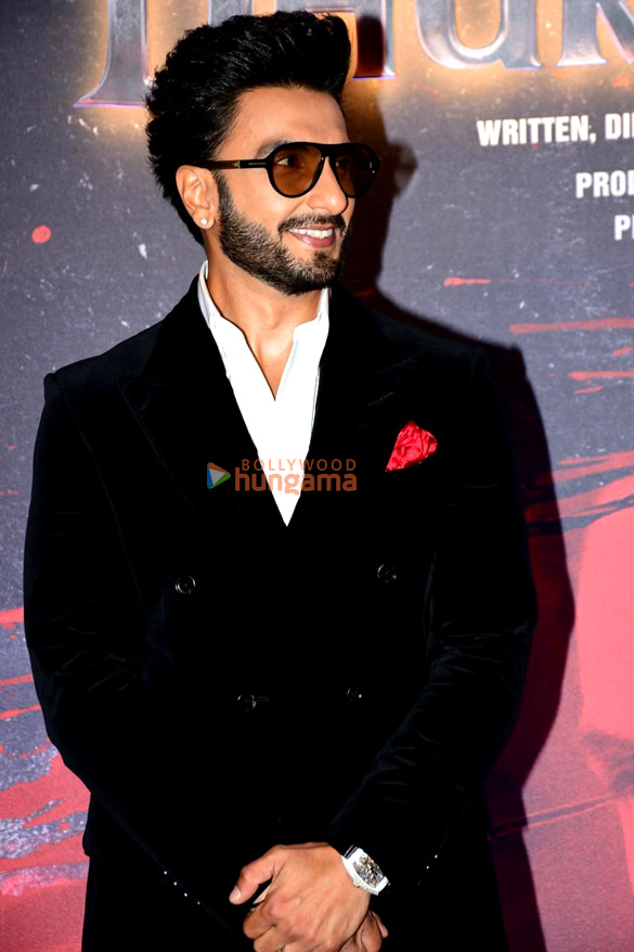 photos ranveer singh r madhavan arjun rampal and others snapped at the trailer launch of dhurandhar 3