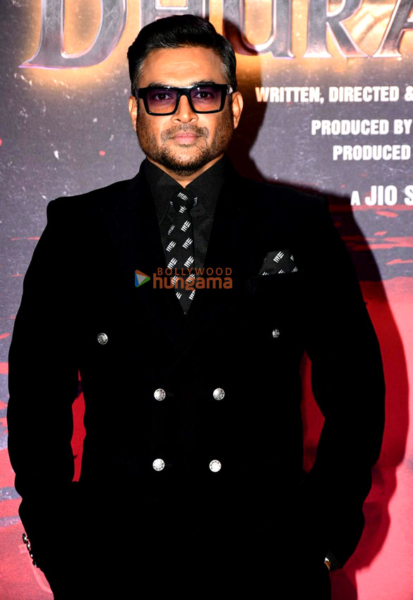 photos ranveer singh r madhavan arjun rampal and others snapped at the trailer launch of dhurandhar 5