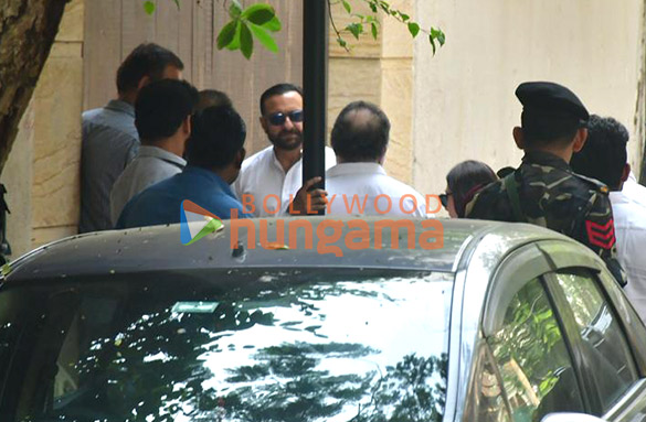 Photos: Saif Ali Khan, Karisma Kapoor and others snapped at Sunny Deol’s house in Juhu
