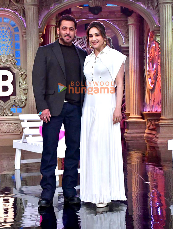 photos salman khan and madhuri dixit snapped on the sets of bigg boss 19 4