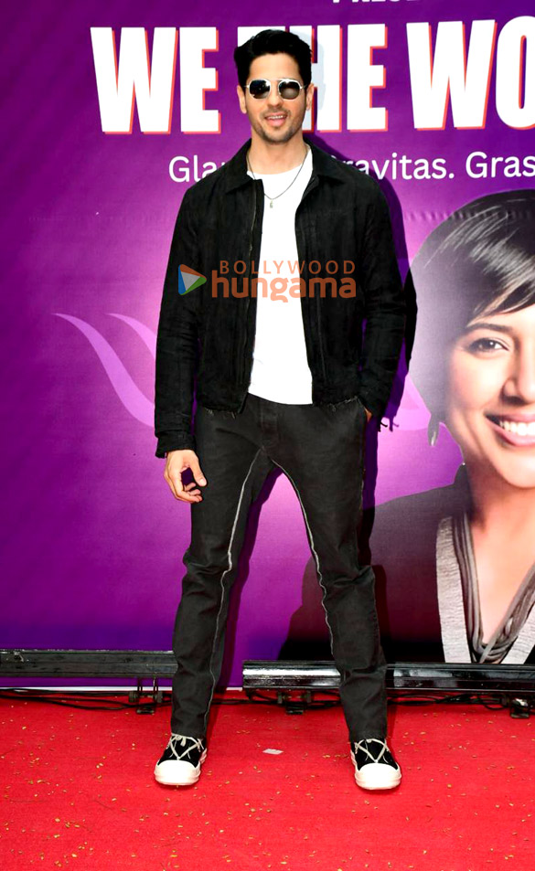 photos sidharth malhotra attends the red carpet of we the women 3