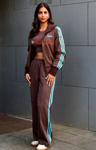 Photos: Suhana Khan snapped wearing an Adidas originals look