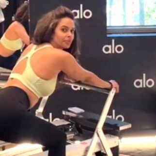 Pilates mode on! Mallika Sherawat