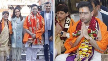 Raghav Chadha seeks divine blessings for his newborn baby at Mahakal Temple in Ujjain