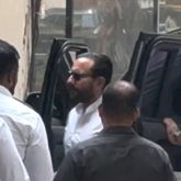 Saif Ali Khan attending Dharmendra Ji’s last rites