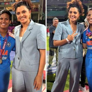 Saiyami Kher pens a heartfelt note as she attends India’s historic women’s world cup win in Mumbai; shares images with team India players