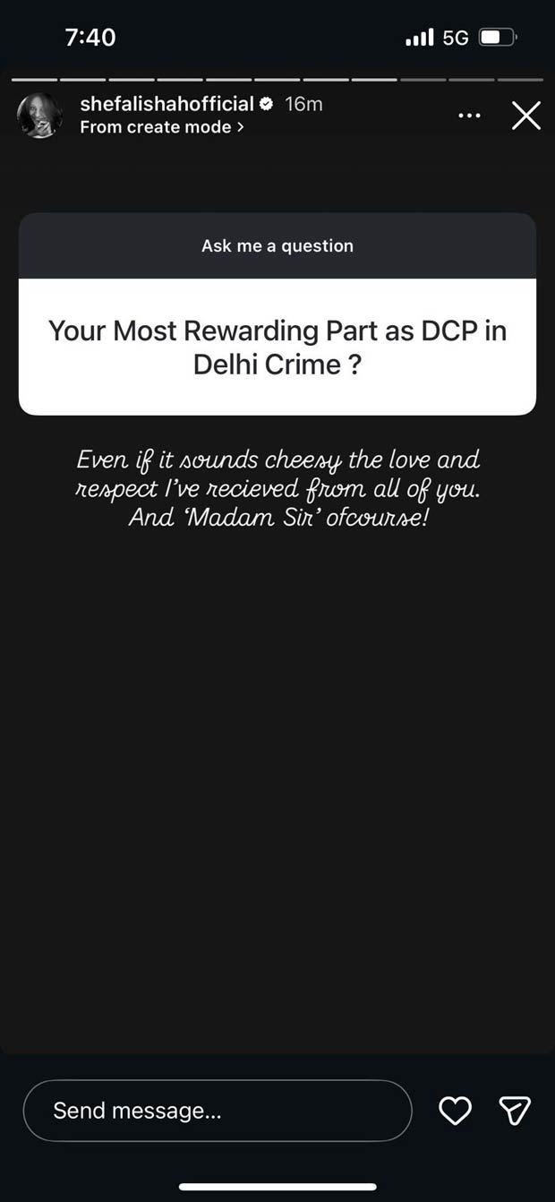 शेफाली शाह ने दिल्ली क्राइम 3 के बारे में खुलकर बात की; कहती हैं कि प्रशंसकों का 'प्यार और सम्मान' उनके लिए सबसे बड़ा इनाम रहा है
