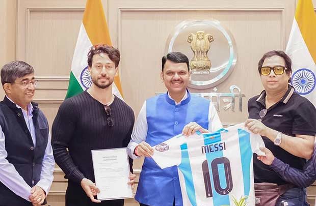 Devendra Fadnavis and Tiger Shroff unite to kick-start Maharashtra’s ‘Maha-Deva’ football revolution