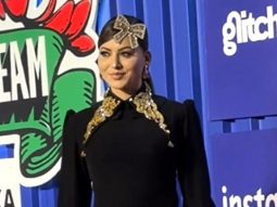 Urvashi Rautela slays in a golden glam fit