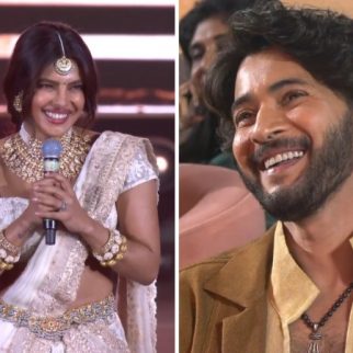 Varanasi-Globetrotter event: Priyanka Chopra cutely joins Mahesh Babu fans in chanting "Babu, Babu"; thanks his family, "Namrata Shirodkar, Sitara Ghattamaneni made me feel that Hyderabad is home"