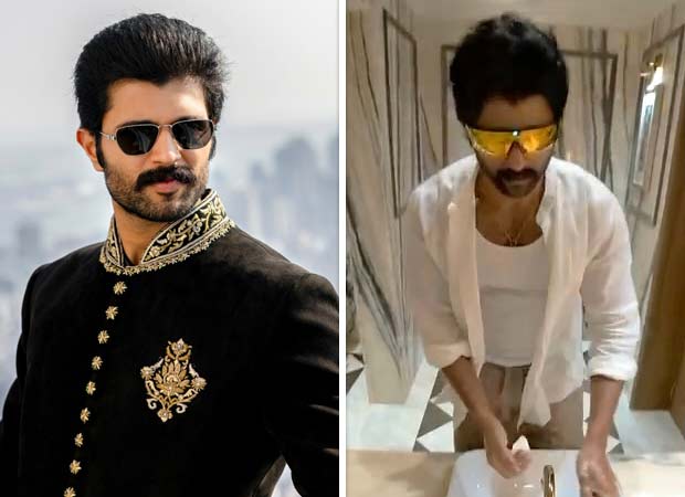 Vijay Deverakonda shares rare glimpses from his hectic schedule saying, “Shooting 2 films” - fans spot Rashmika Mandanna connection