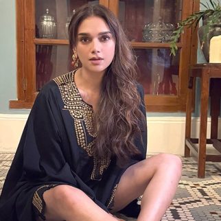 Aditi Rao Hydari mesmerises in a black kaftan, captions it “Grounded!”