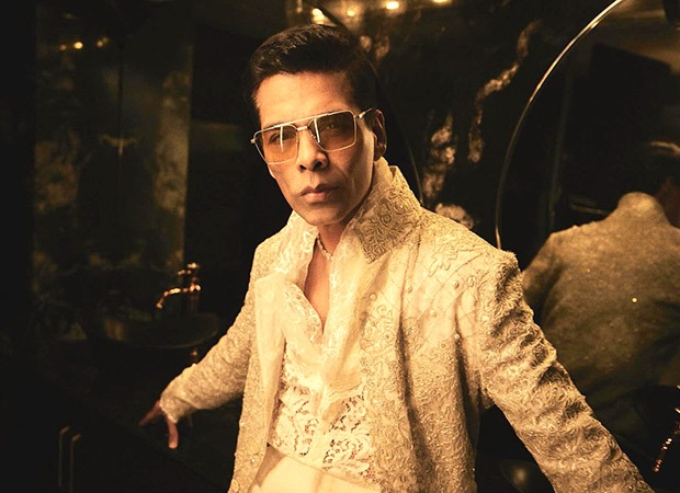 Karan Johar dazzles in pearl-encrusted Manish Malhotra ensemble at Shauna Gautam and Kush’s sangeet; see pics